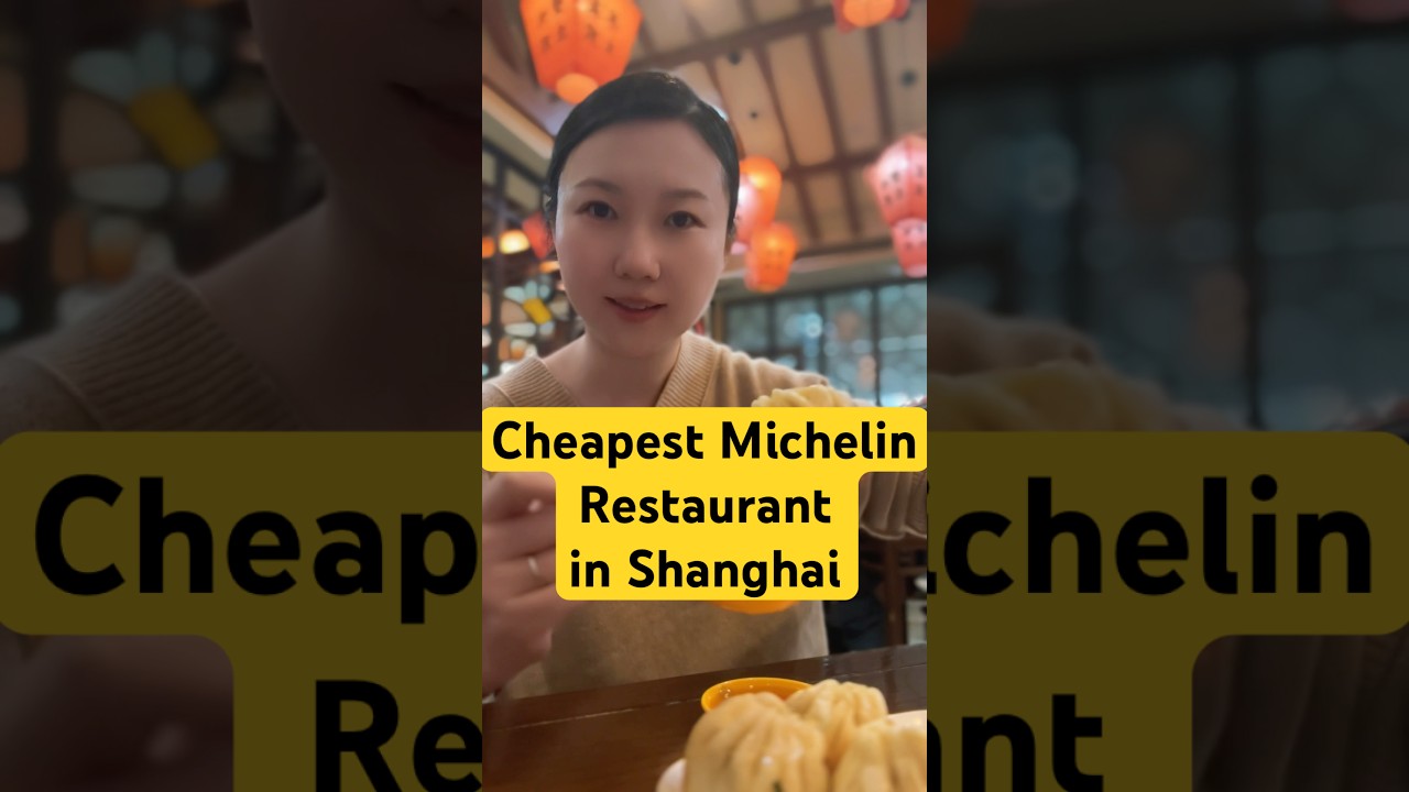 Cheapest Michelin Restaurant in Shanghai #china # travel #chinesefood #michelinrestaurant
