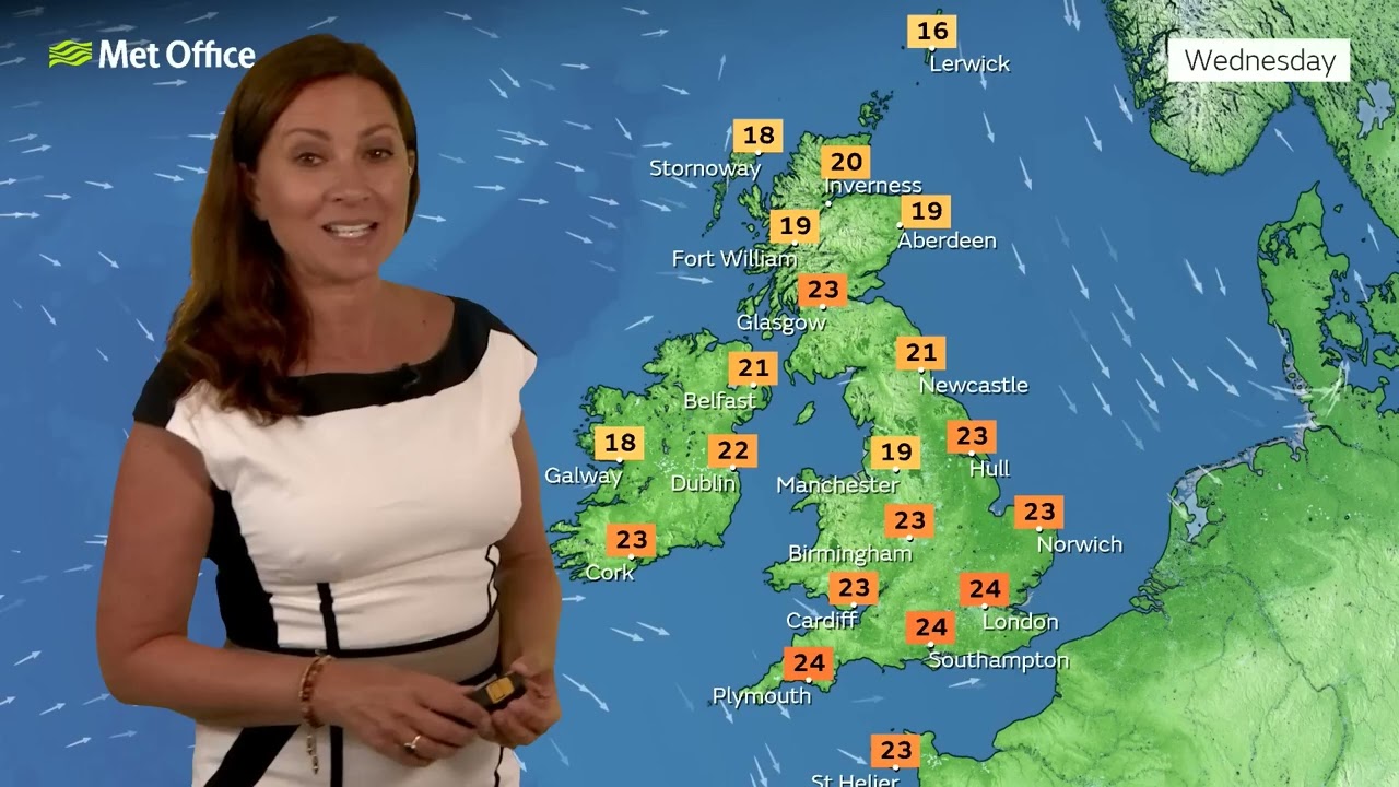 Clare Nasir Met Office Weather 29th July 2025 PM