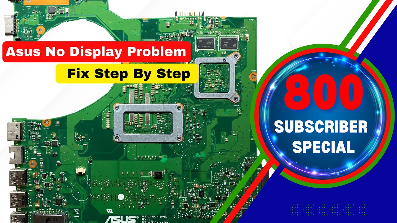 ASUS Laptop NO DISPLAY Fix It NOW! | ASUS P2430U NO DISPLAY | @ITCARECOMPUTER