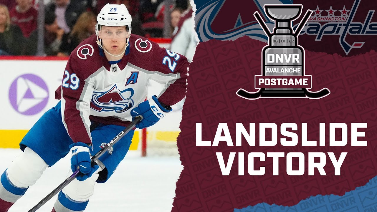 Colorado Avalanche shut out Washington Capitals in second consecutive win | DNVR Avalanche Postgame