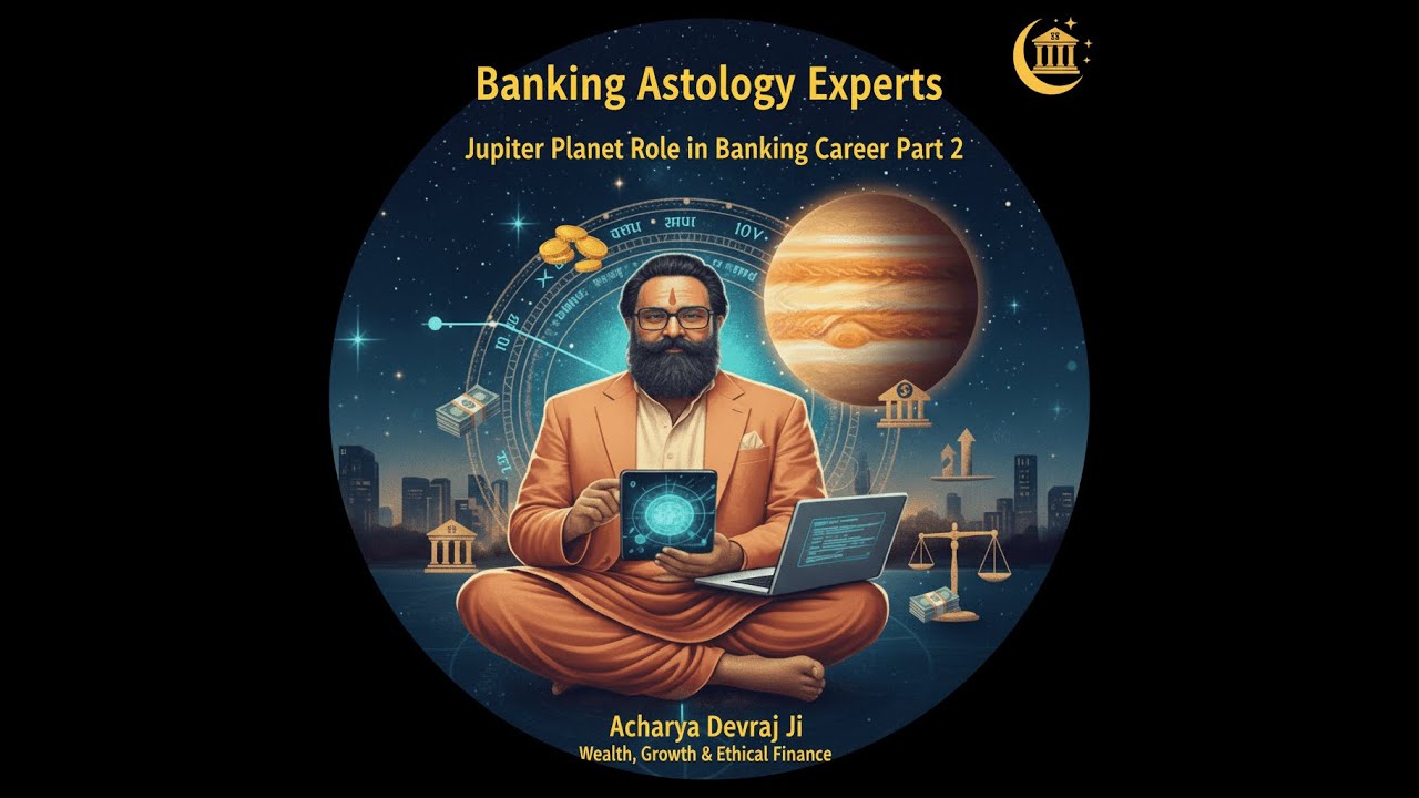 Banking Astrology Experts | Jupiter Planet Role in Banking Career Part 2 | Acharya Devraj Ji