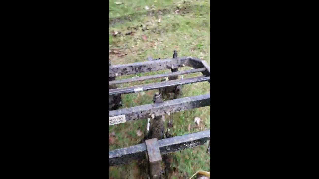 TurfVent Core-Caster Walker Aerator Attachment Operator POV