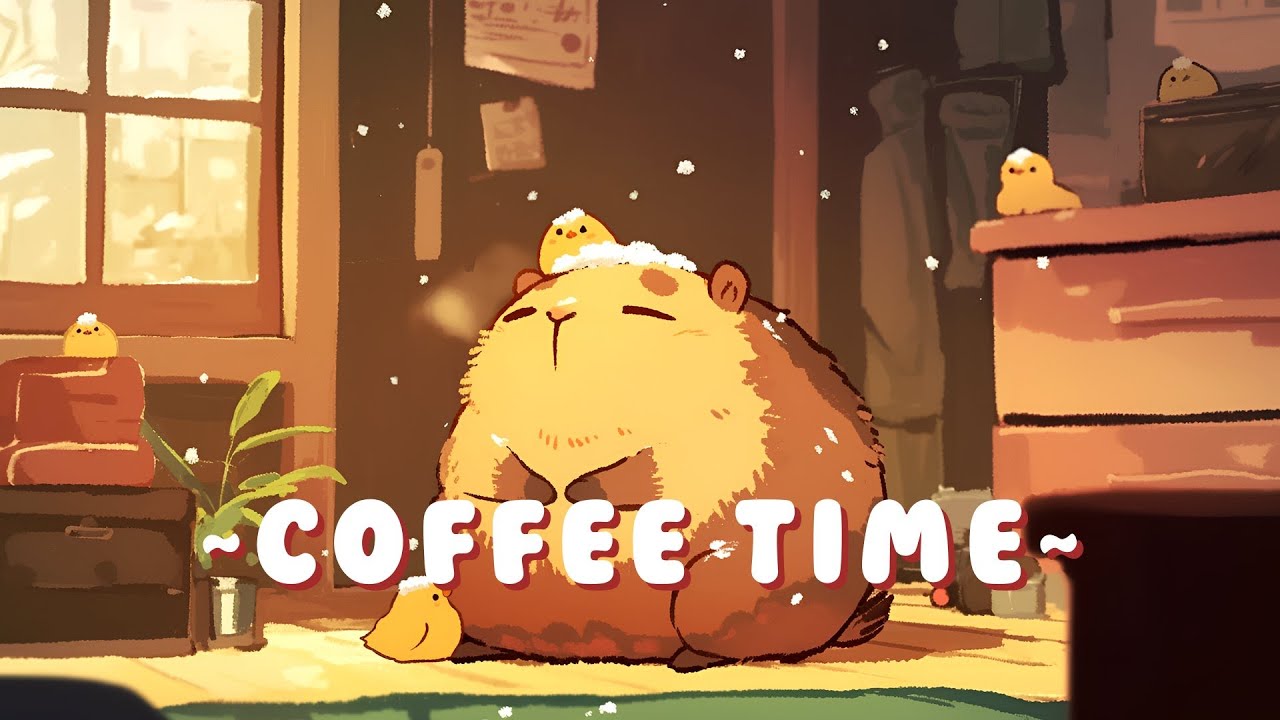 [60 Minutes] Capybara Lofi Radio | Ambient Study Beats Mix 🦫 📝