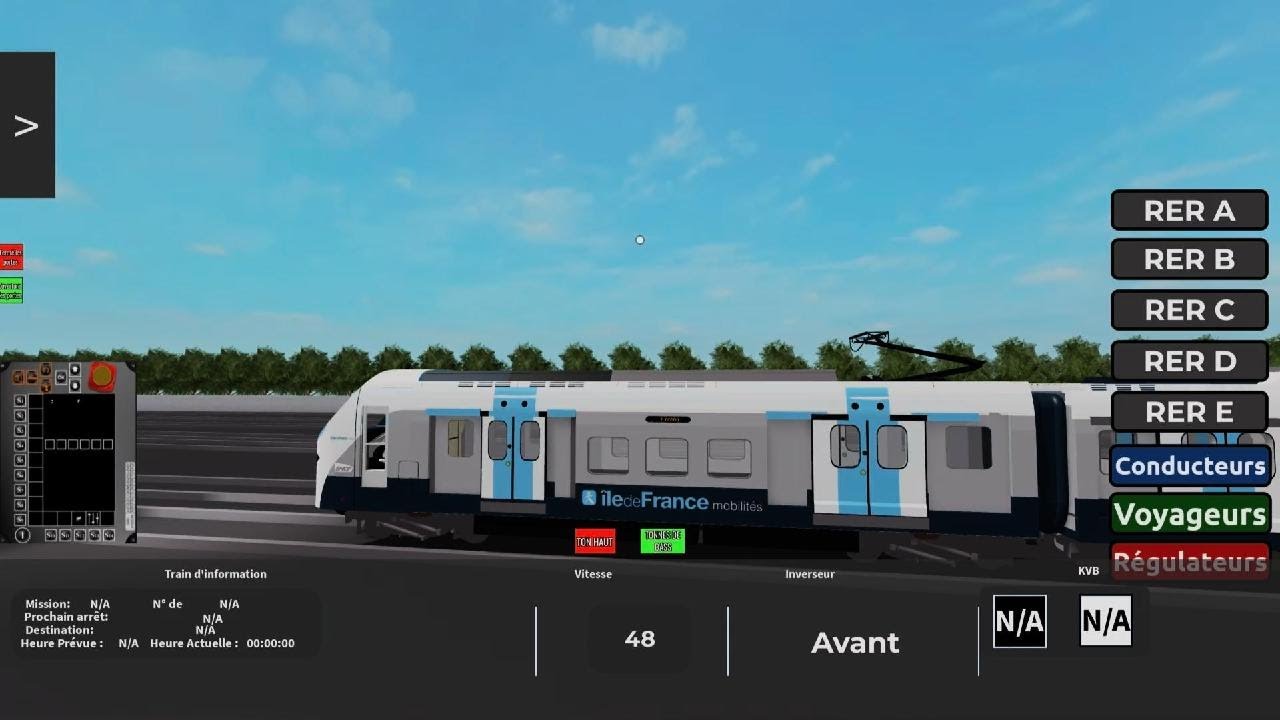 Trajet RER E avec le RER NG v2