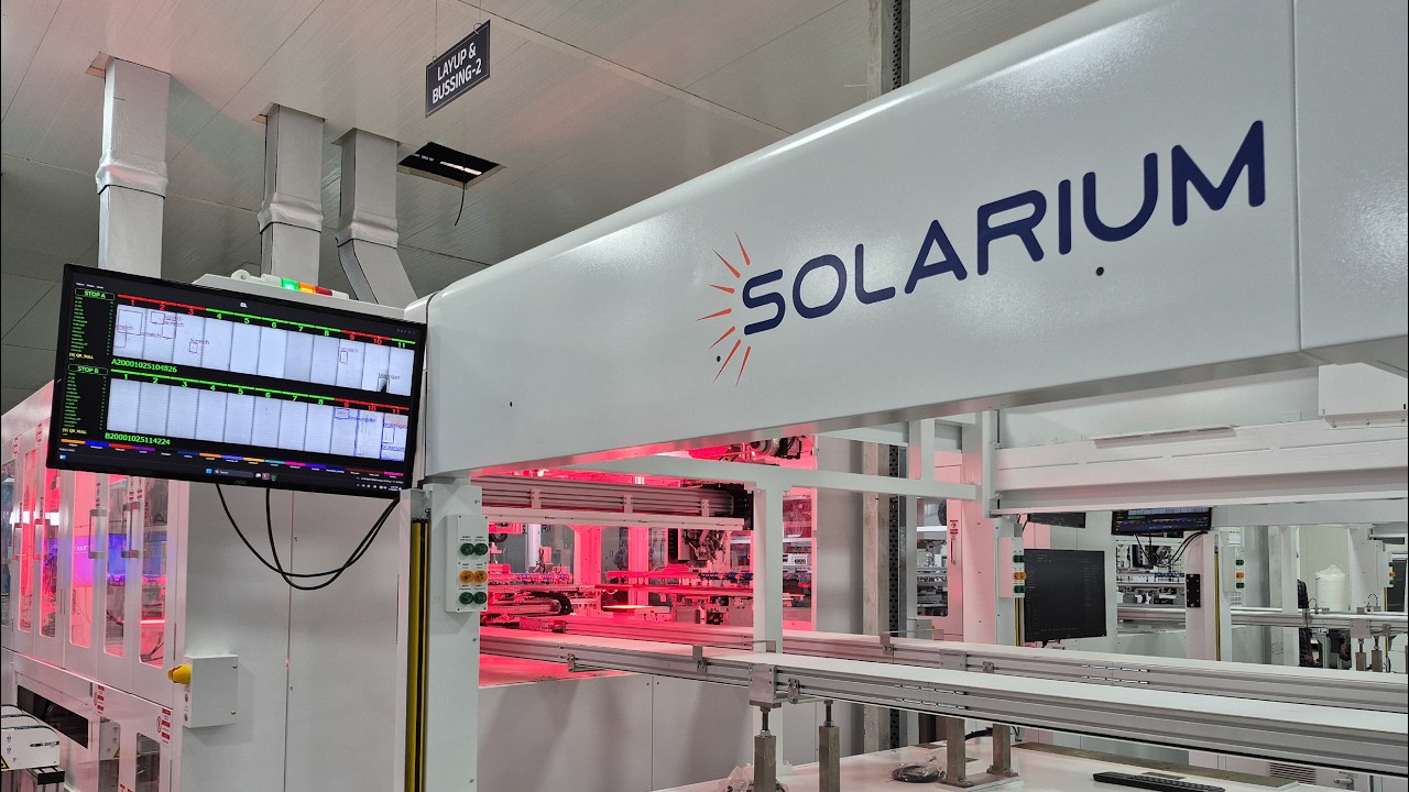 Solarium Green Energy Limited Commissions its 1 GW Fully Automated Solar Module Plant| Solarium