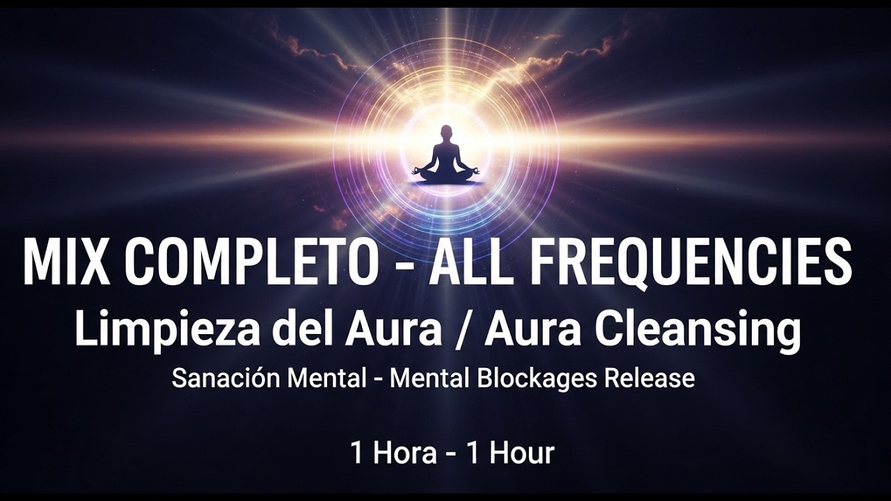 🌙 Limpieza del Aura y Sanación Mental / Aura Cleansing & Mental Blockages Release · Frequency Mix