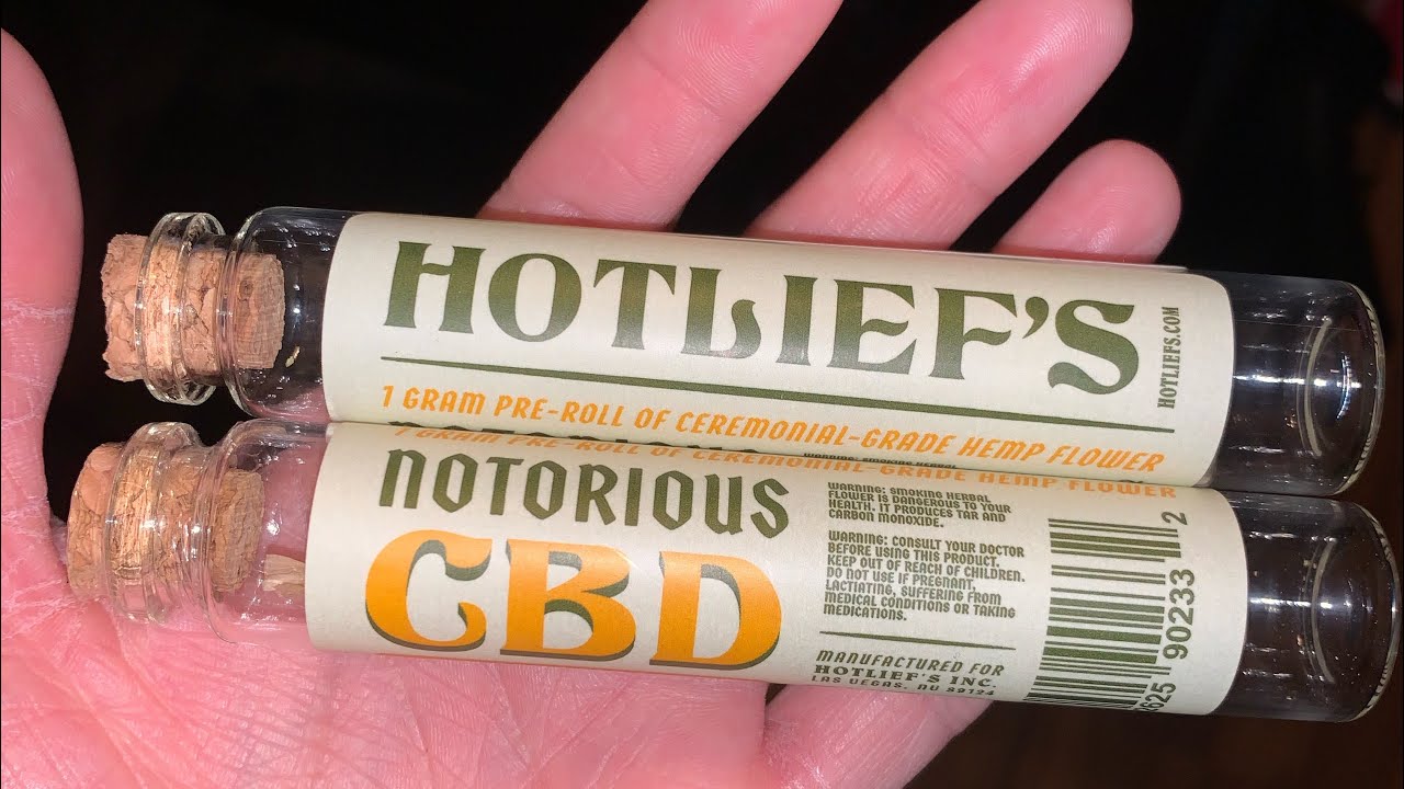 CBD JOINTS From Hotlief&rsquo;s Notorious.