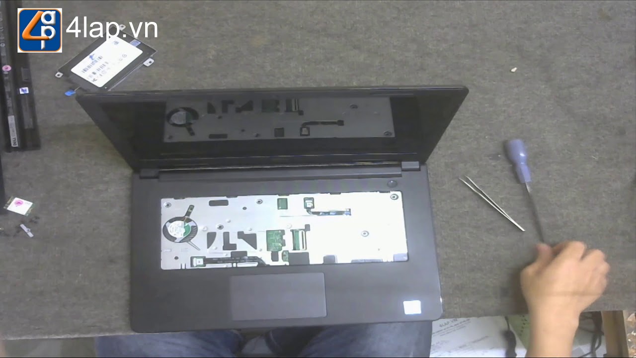 Hướng dẫn tháo lắp vệ sinh quạt cpu Dell 3458 3458