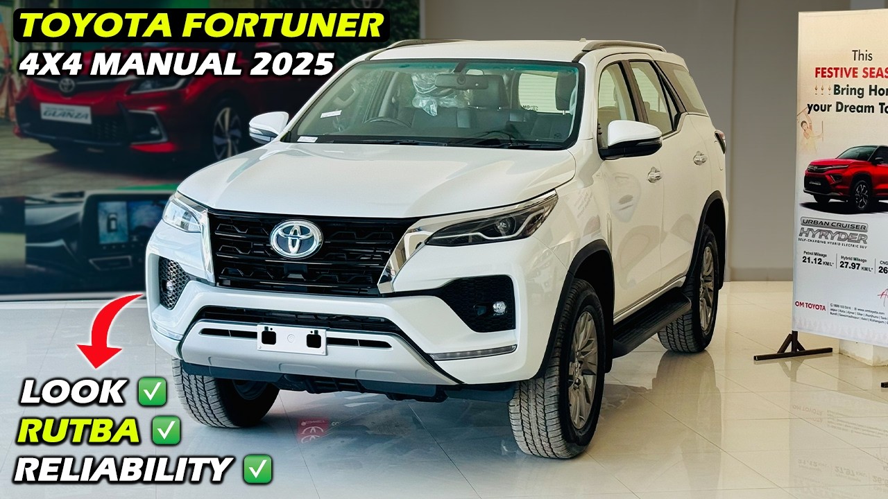 Toyota Fortuner 2025 4x4 Manual | Features, GST 2.0 Price & Scorpio N Comparison🔥