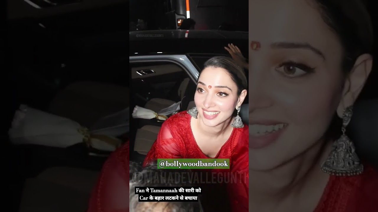 Fan touches Tamannaah 's Feet post Event #tamannaahbhatia #odela2 #shorts #shortsvideo #shortsfeed