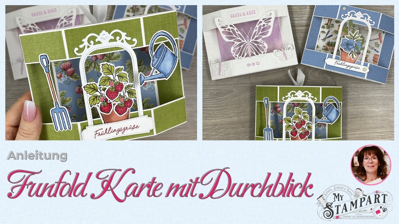 Funfold Karte mit Durchblick - Grundanleitung mit Material von Stampin' Up!®