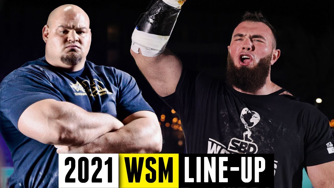 25 sportowc&oacute;w biorących udział w Mistrzostwach Świata Strongman 2021