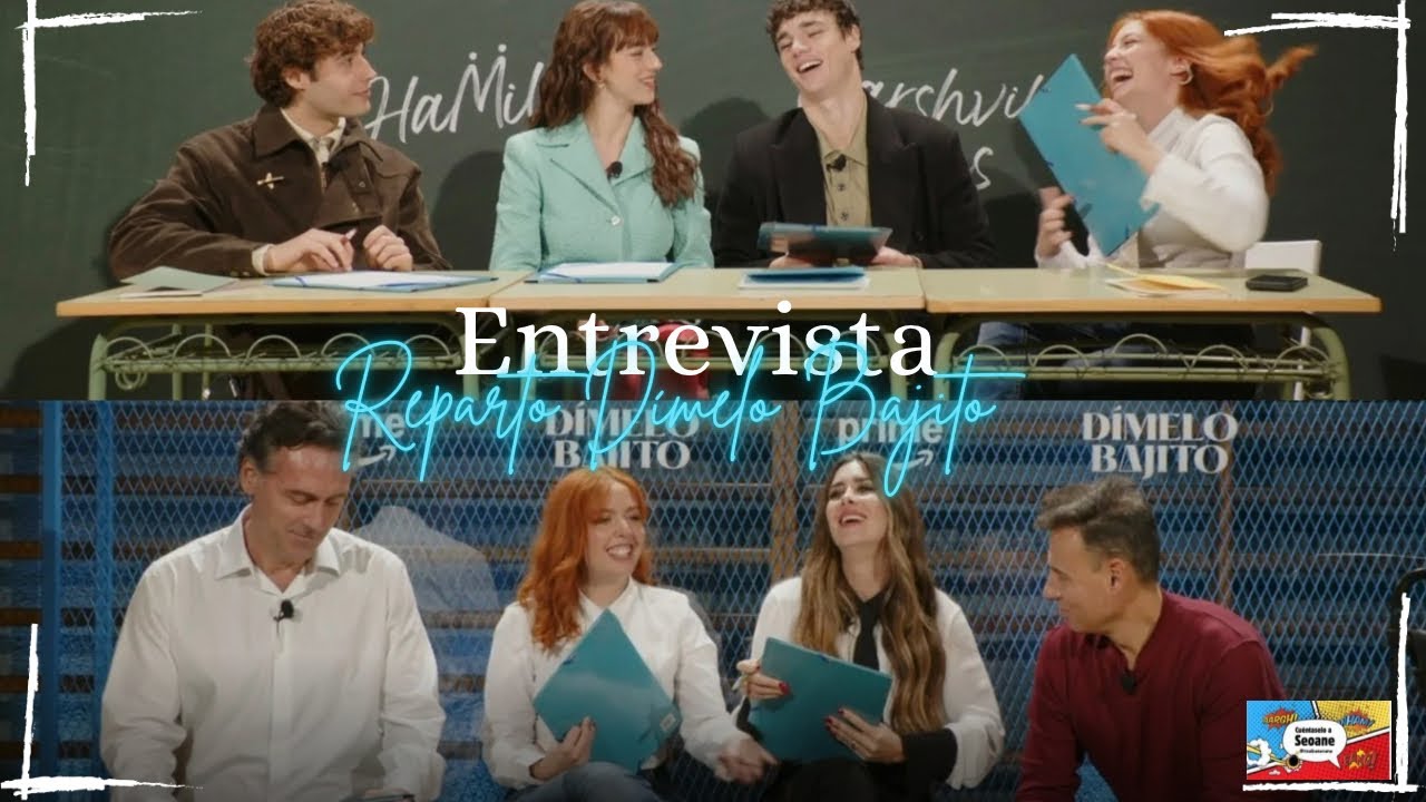 ENTREVISTA con el reparto de DÍMELO BAJITO - Alba Seoane