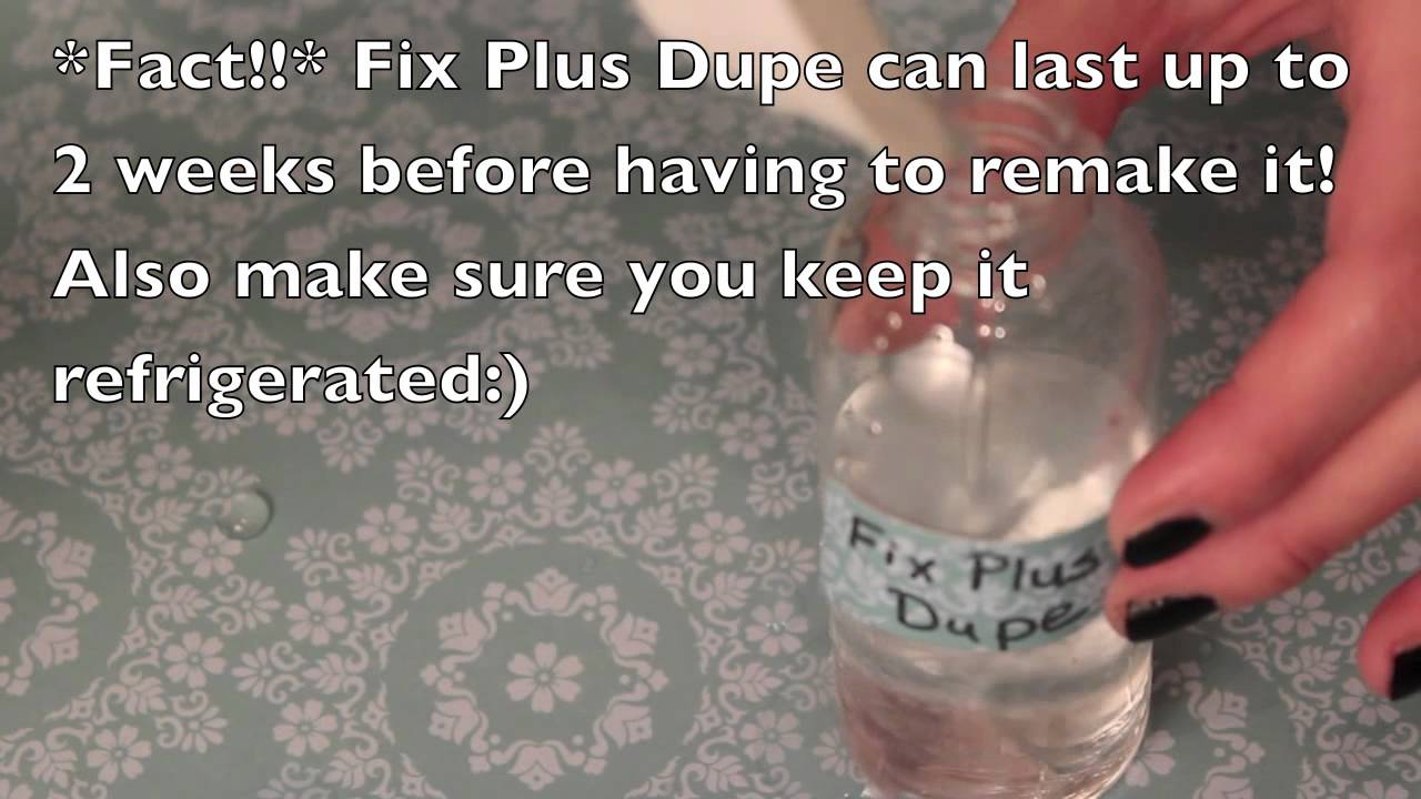 DIY!! MAC Fix Plus Dupe?!?