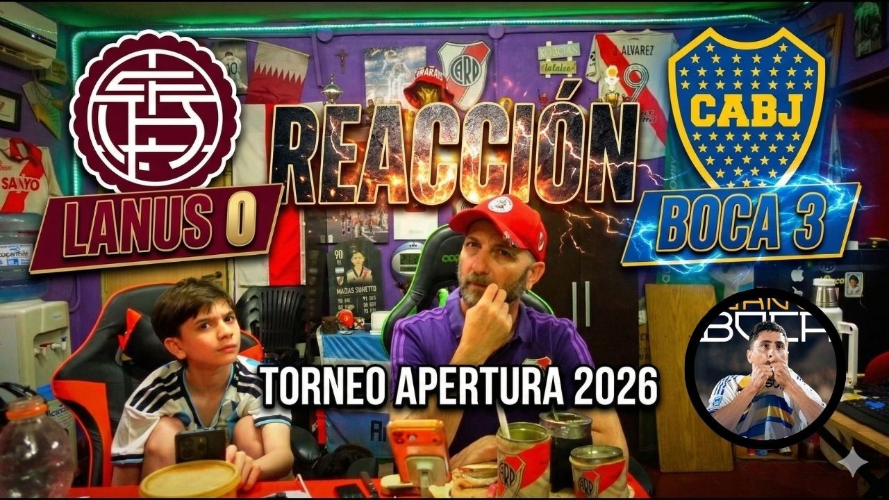LANUS 0 vs BOCA 3 - Reacciones de Hinchas de River - 2026