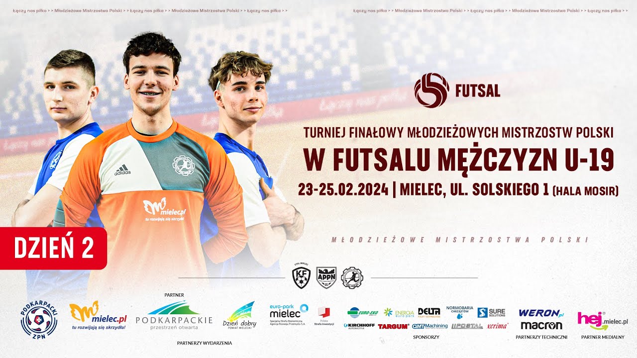 🔴[NA ŻYWO] MŁODZIEŻOWE MISTRZOSTWA POLSKI W FUTSALU U-19, 23-02-2024, DZIEŃ 2, część 2 #live #mmp
