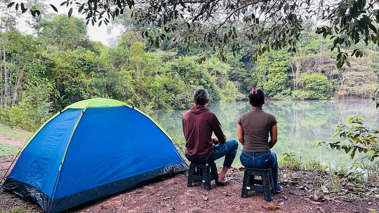 ACAMPAMOS no Mesmo Lugar Onde a BRUTA Pescou SOZINHA e Deu Muito PEIXE!