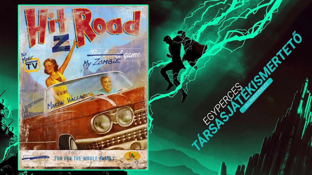 Egyperces társasjátékismertető | #99. Hit Z Road