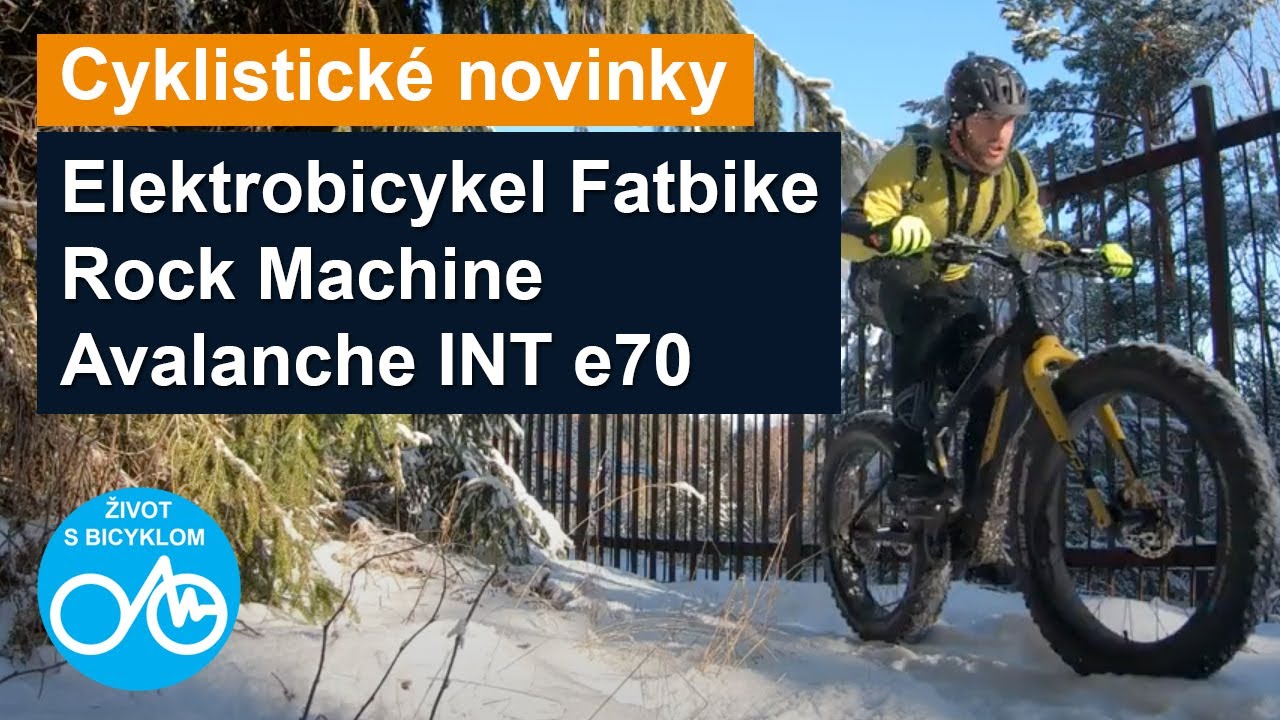 Elektrobicykel Fatbike Rock Machine Avalanche INT e70