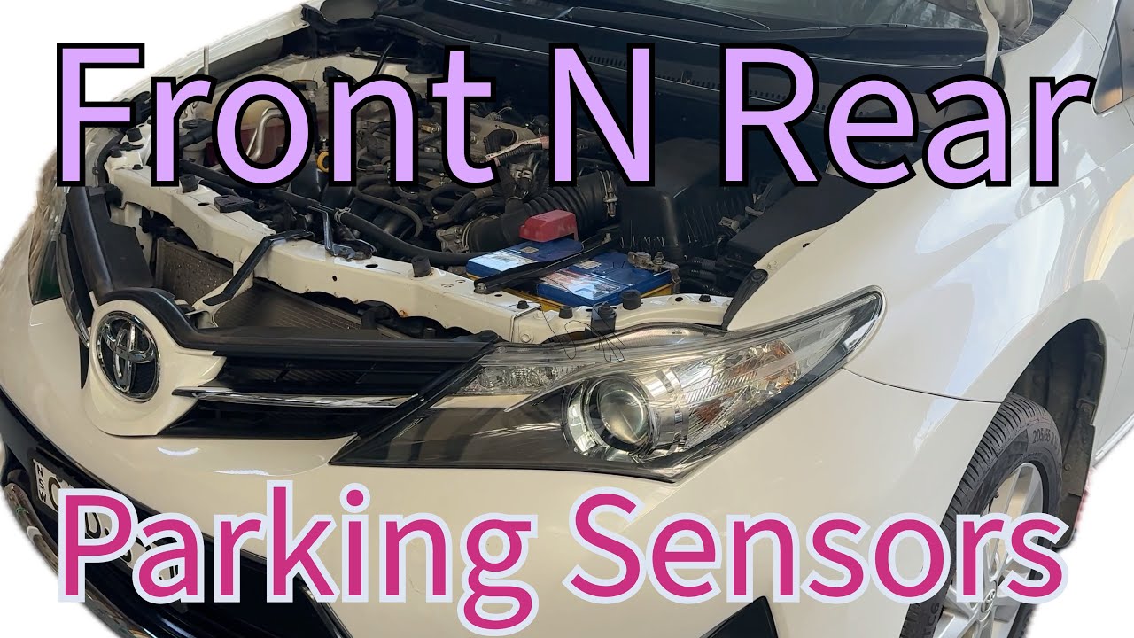 Aftermarket parking sensor installation FULL VIDEO FRONT AND REAR