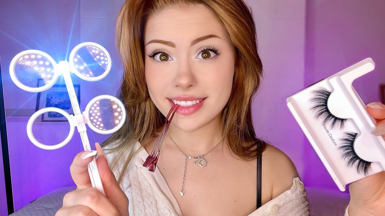 ASMR FAST & CHAOTIC Personal Attention FOCUS ⚡ Doctor, Makeup, Face Exam Roleplay, Light Test
