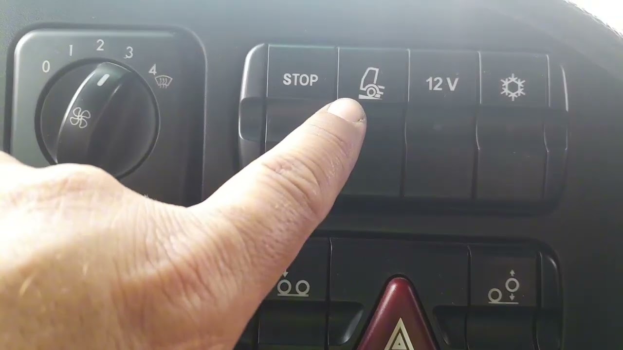 funções dos botões painel Mercedes bens actros 2020.v 39