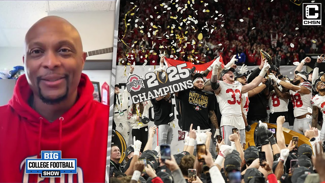 Eddie George reacts to OSU winning the National Championship | The Big College Football Show