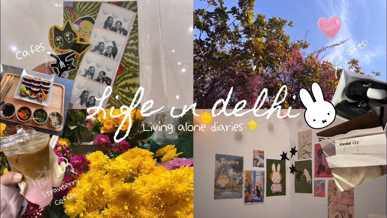 Finding comfort in little things | late winter days, meeting friends, cafes 🍓🧋✨