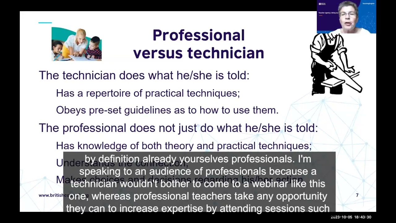 Teacher agency: doing your own thing by Penny Ur