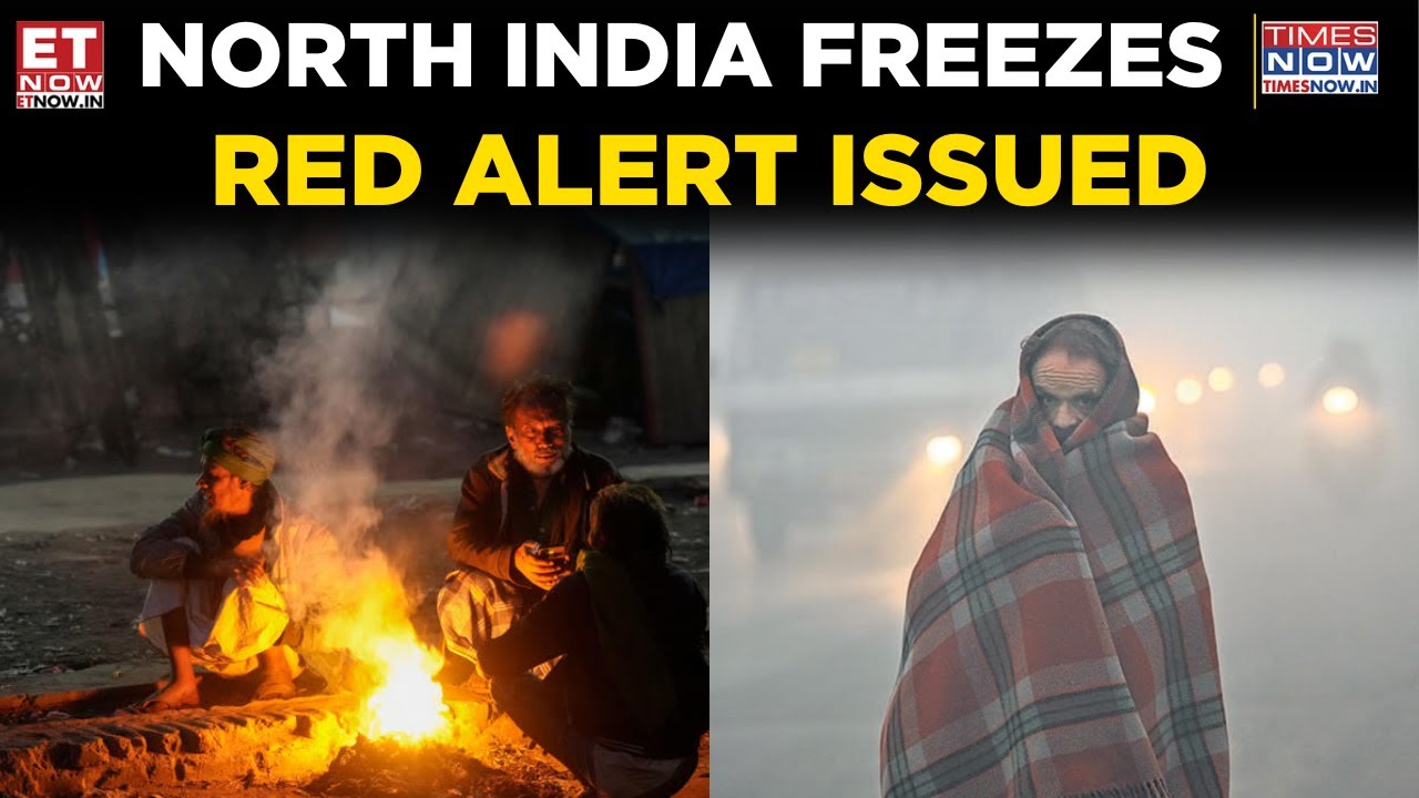 Severe Cold Wave Hits Delhi NCR, Red Alert in Punjab and Haryana | Top News | ET Now