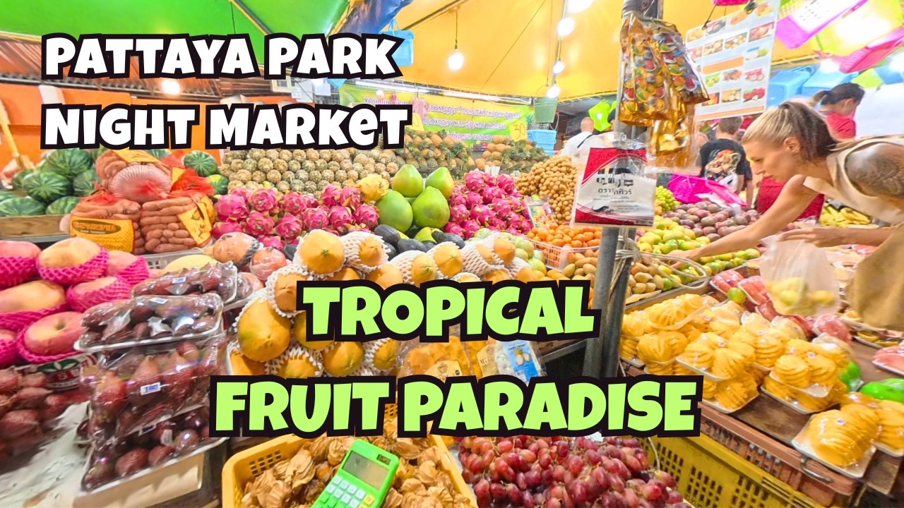 Exploring Pattaya Park Night Market 🇹🇭 | Food, Prices & Vibes | POV Walk