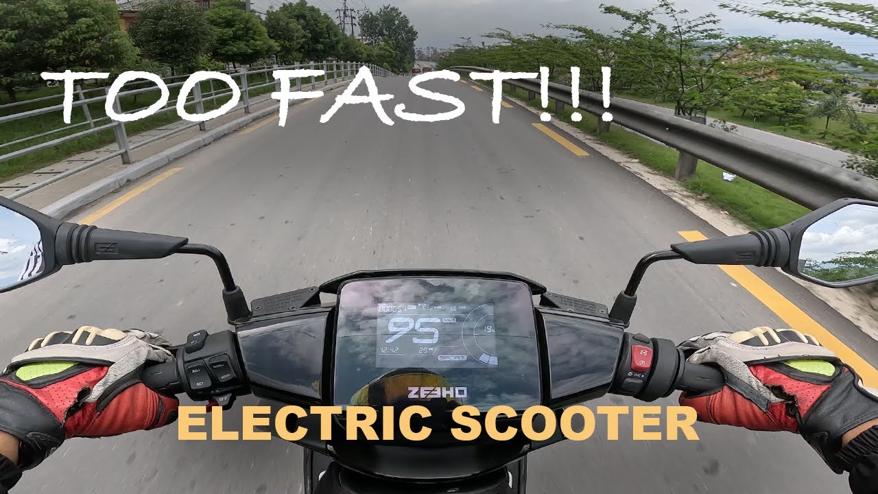 Fastest Electric Scooter in Nepal | Zeeho AE8 CF MOTO