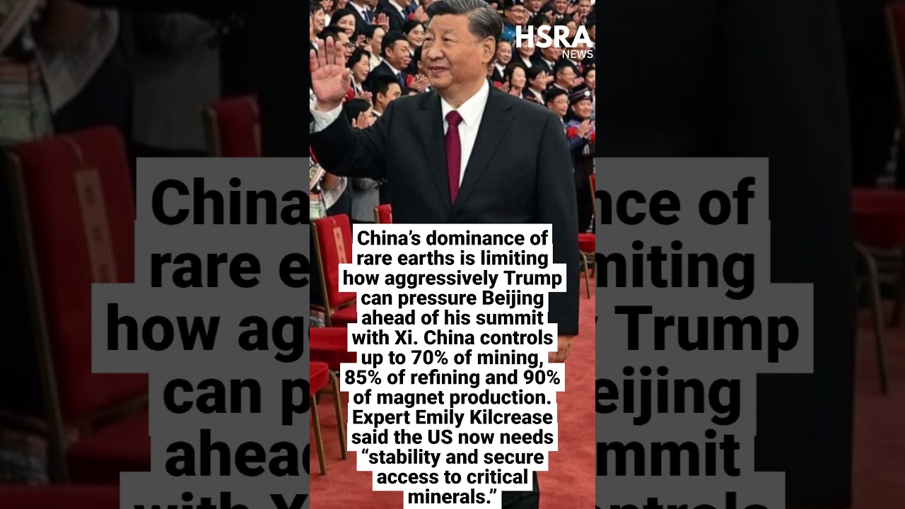 China&rsquo;s Rare Earth Dominance Limits Trump&rsquo;s Leverage on Beijing #shorts #breakingnews #usa #trump