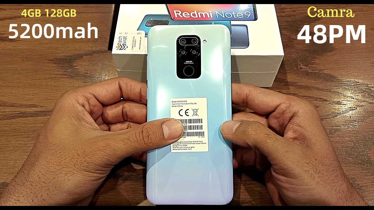 Redmi Note 9 Polar White 4GB 128GB UNboxing Best Smart Phone