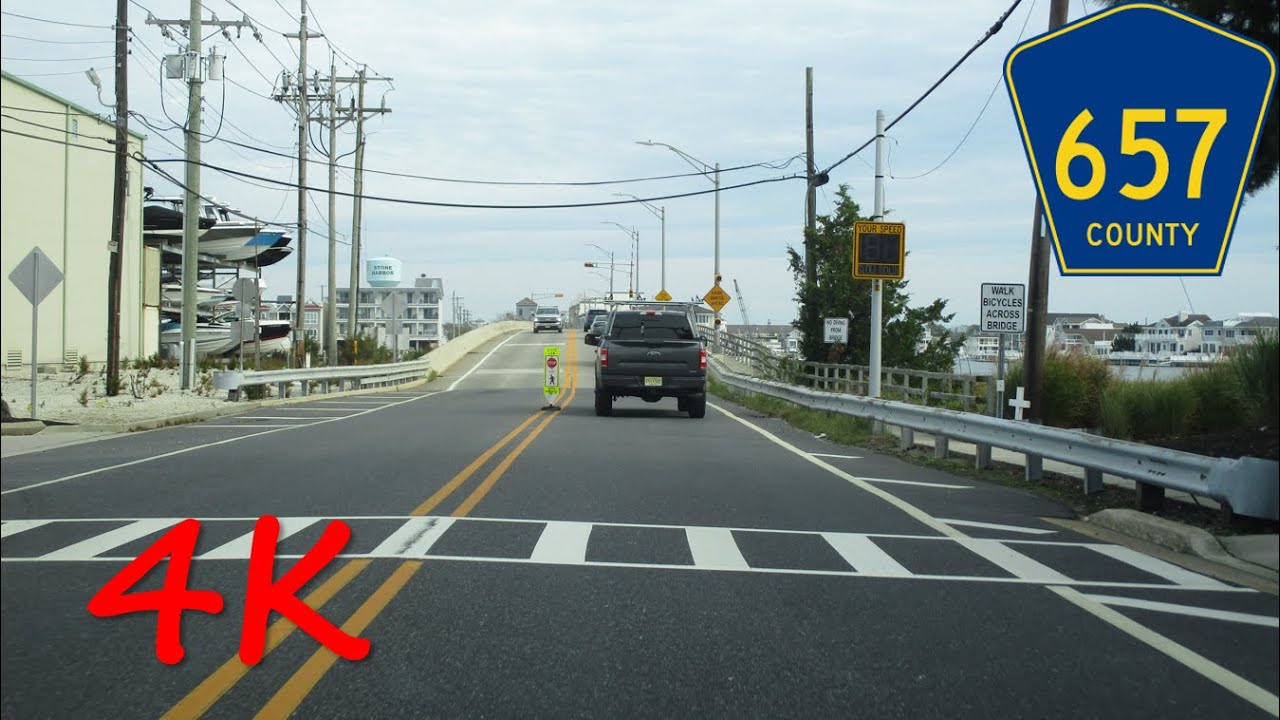 ⁴ᴷ Stone Harbor Boulevard (CR 657) eastbound [4K VIDEO]
