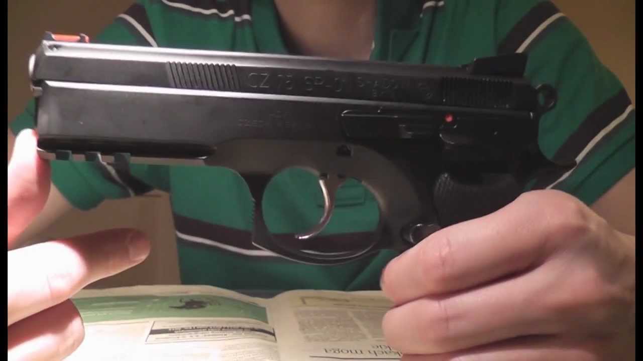 Pistolet CZ 75 SP-01 SHADOW recenzja unboxing