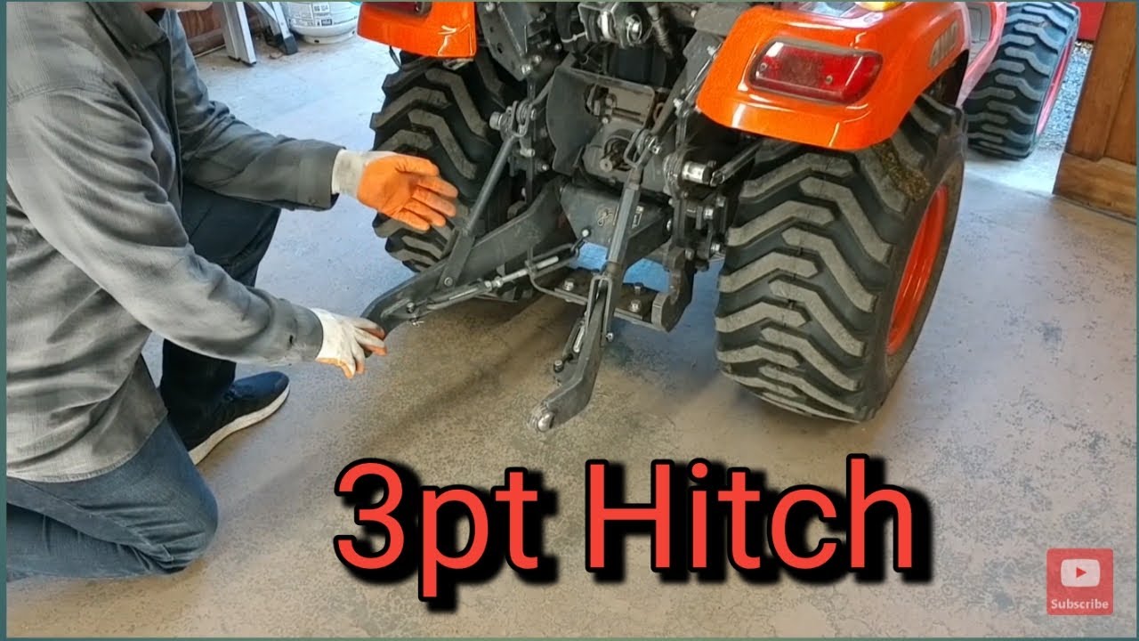 Kubota BX Series 3pt Hitch Installation & Removal / Storage