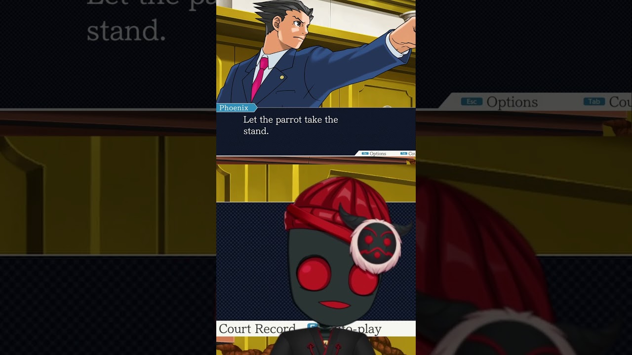 I CALL POLLY TO THE STAND !! #vtuber #gaming #aceattorney #live #streamer