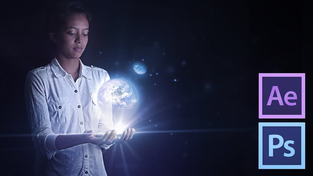 Creating Futuristic Images Pt. 2! - After Effects + Photoshop CS6