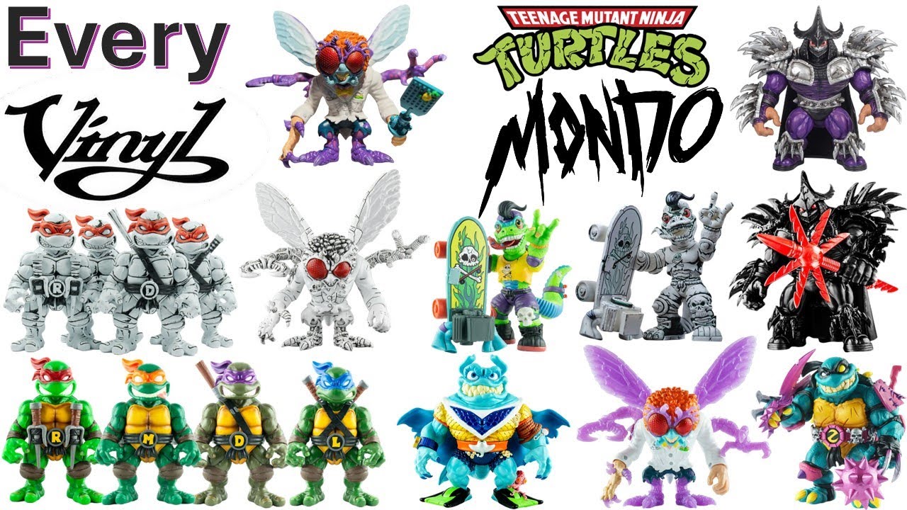 Список сравнений всех виниловых фигурок TMNT от Mondo: Черепашки-ниндзя