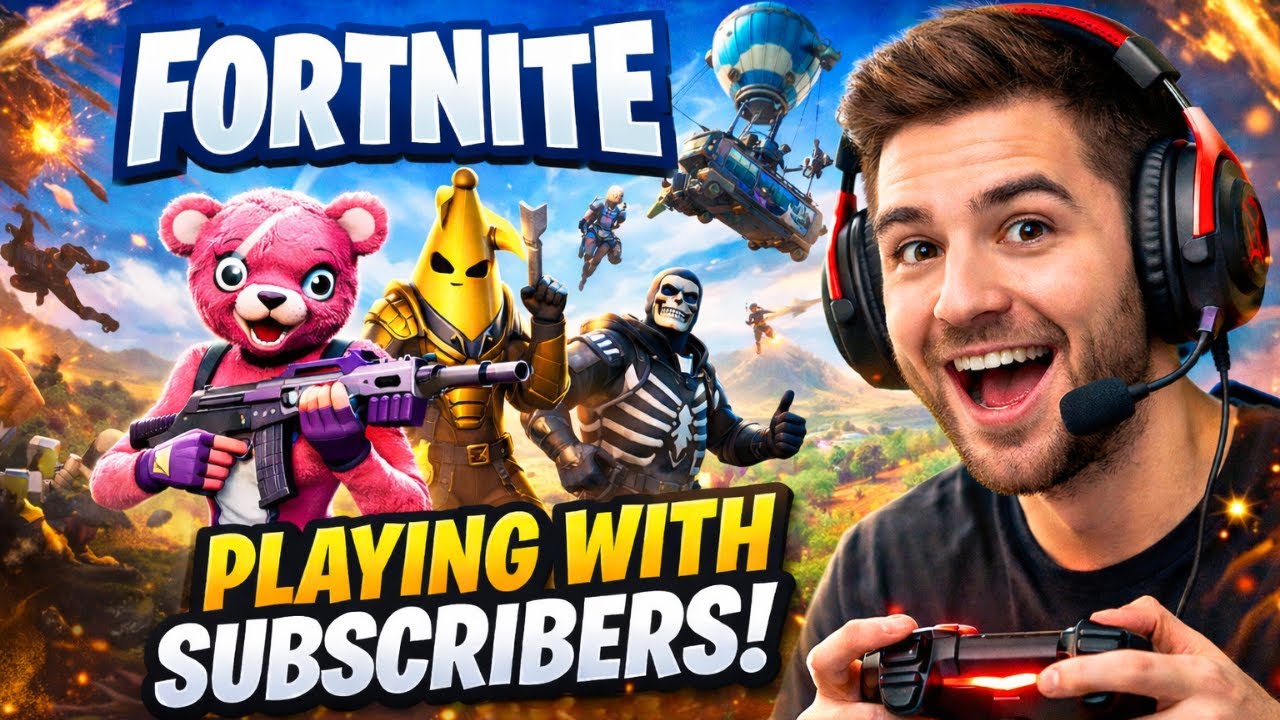 FORTNITE LIVE 🔴 | Playing With Subscribers! Join Now 🎮🔥
