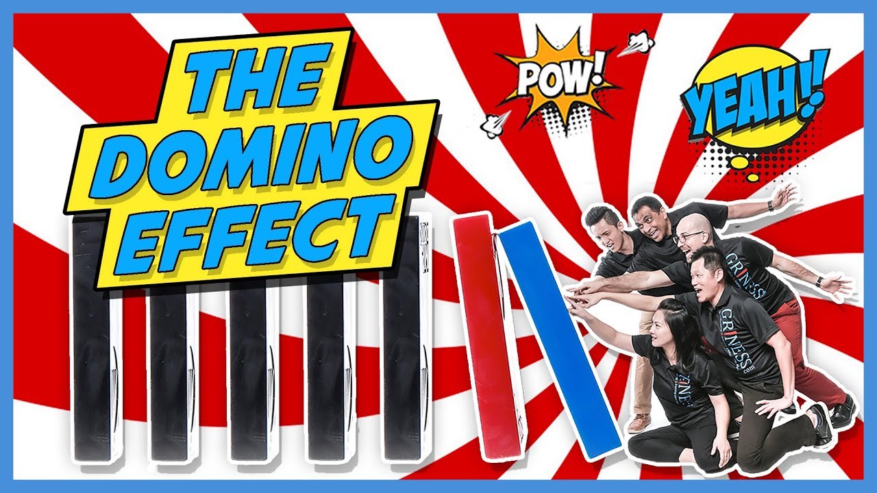 The Domino Effect team building workshop for 500 pax strong team