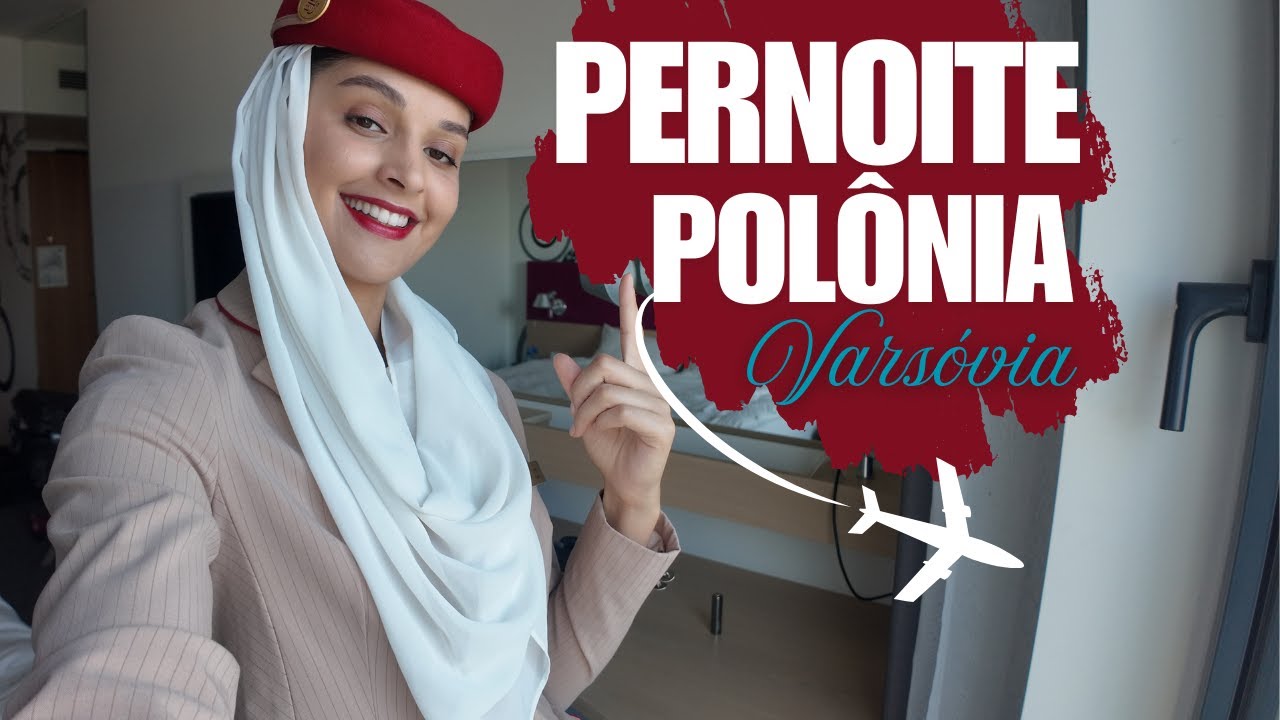 Pernoite em Varsóvia, Polônia | Comissária de bordo Emirates | Vlog de viagem