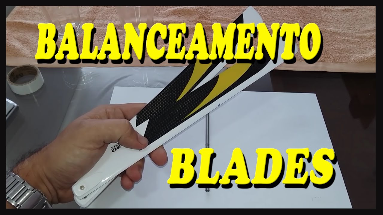 Balanceamento de Blades p/ Helimodelos