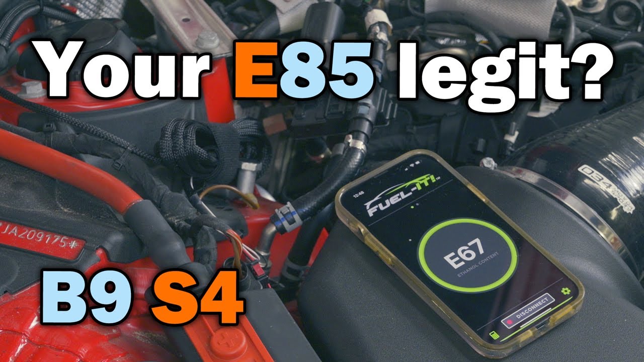 Fuel-It! Bluetooth Flex-Fuel Analyzer Makes Switching To E85 Simple And Easy - Audi S4 B9 2018+