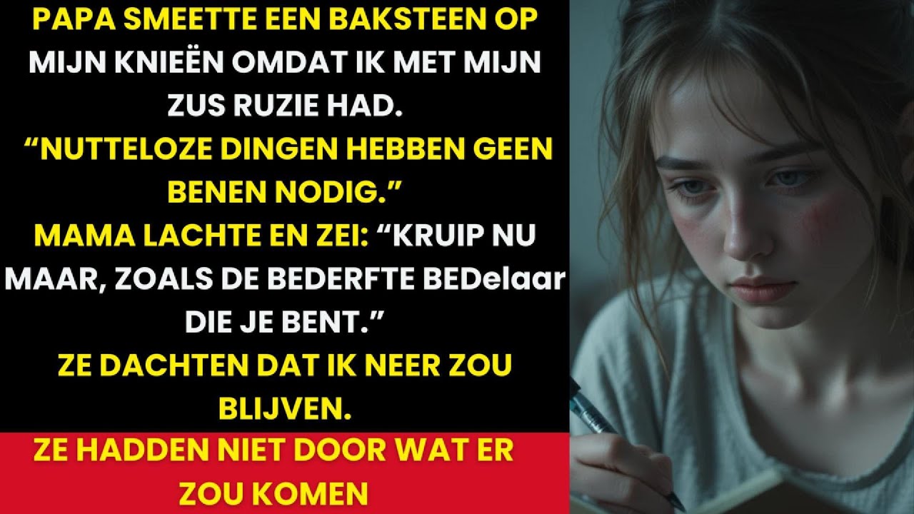 Papa Brak Mijn Been Omdat ik Ruzie Had Met mijn zus, Mama zei: 'Nutteloos, je Verdient het