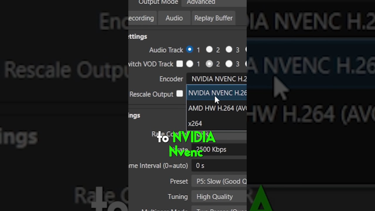 What Encoder should you use for Streaming & Recording (OBS Studio)
