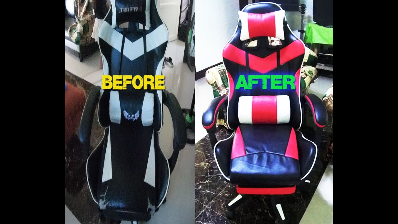 GAMING CHAIR RESTORATION AND REPAIR COVER Step by step