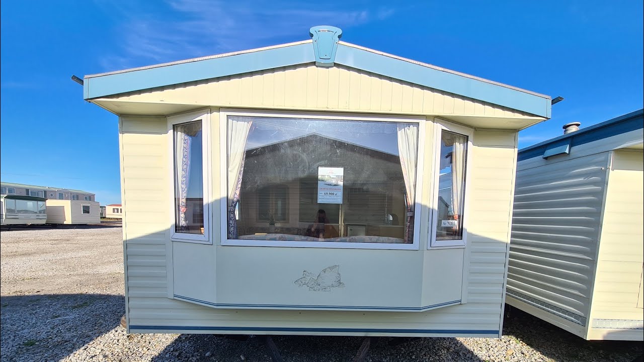 Domek mobilny ATLAS FLORIDA CAŁOROCZNY 11.20m x 3.70m  2 SYPIALNIE NR. N355