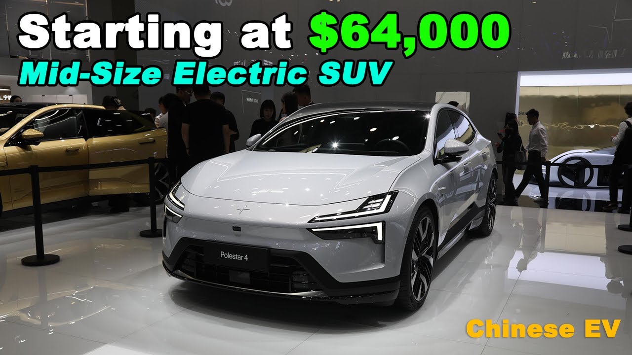 Chinese EV: 2024 Polestar 4, Mid-Size Electric SUV, range up to 682 km, starting at $64,000